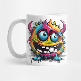 Graffiti Monster Colorful Street Art Mug